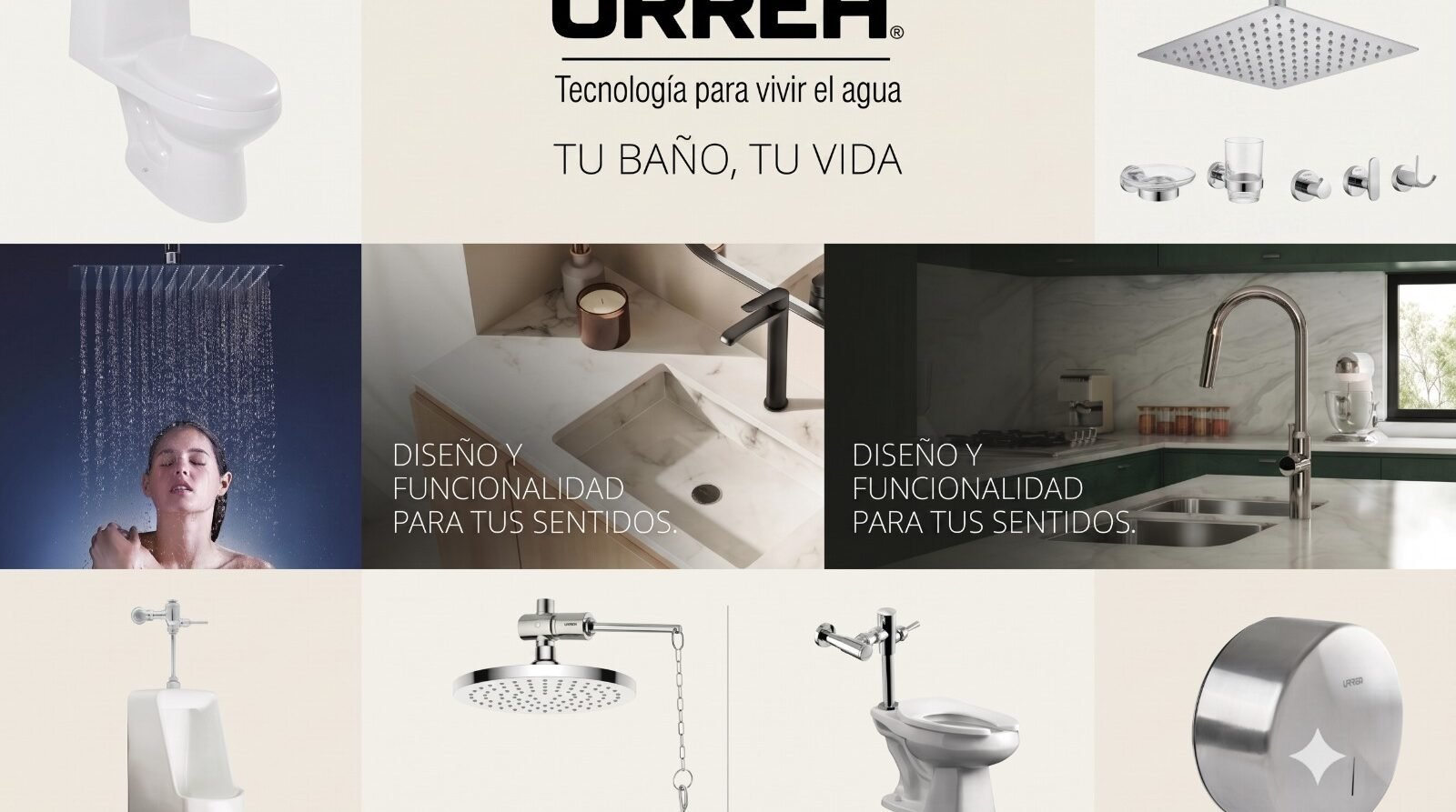 Página promocional de productos urrea
