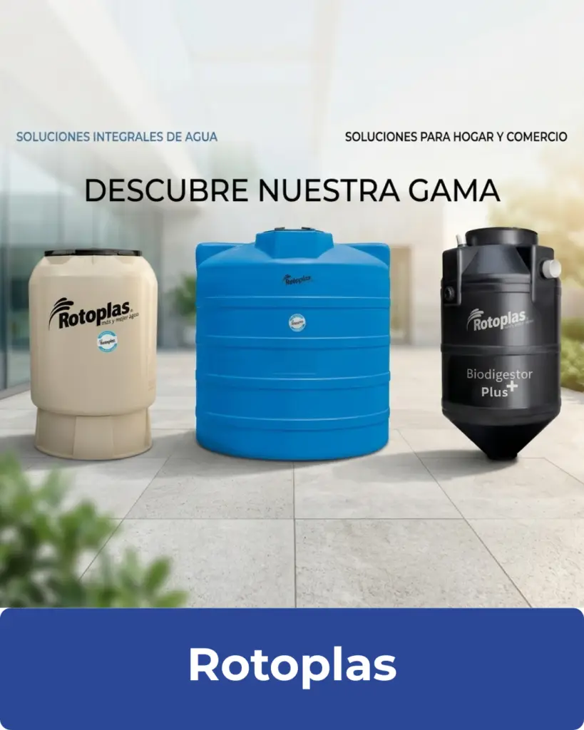 Descubre nuestra gama de soluciones de agua Rotoplas